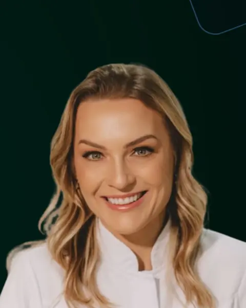 Retrato de Andréia Rauber, professora de Ginecologia do CeiscMed